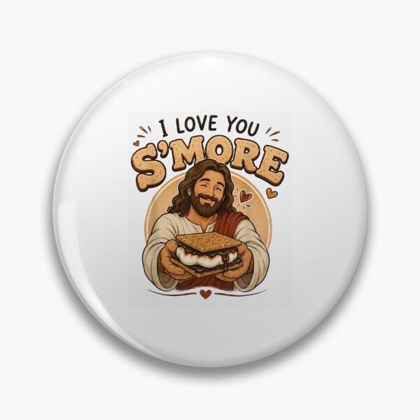 Item preview, I Love You S'More Than You Know Funny Camping Christian Marshmallow designed and sold by Mind-Drift.