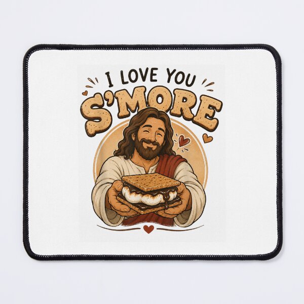 Item preview, I Love You S'More Than You Know Funny Camping Christian Marshmallow designed and sold by Mind-Drift.