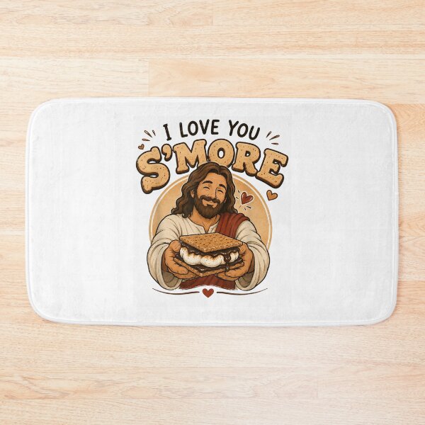 Item preview, I Love You S'More Than You Know Funny Camping Christian Marshmallow designed and sold by Mind-Drift.