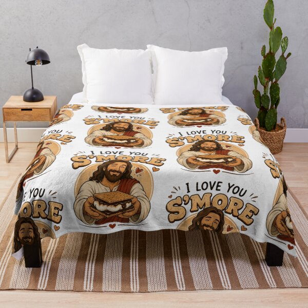 Item preview, I Love You S'More Than You Know Funny Camping Christian Marshmallow designed and sold by Mind-Drift.