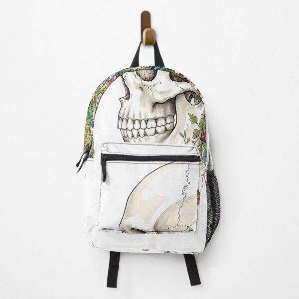Item preview, Floral Anatomy Human Skull: Vintage Botanical Medical Art designed and sold by MEDICOFFEE.