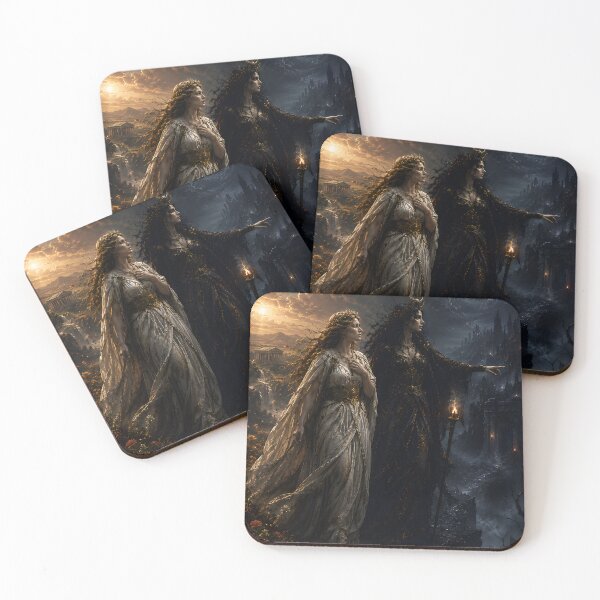 Artikelvorschau, Hekate führt Persephone – Licht in die Dunkelheit | Defated Legends-Reihe entworfen und verkauft von Tinylegends.