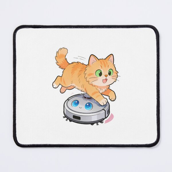 Item preview, The Moment the Cat Broke the Robot’s Calm World designed and sold by OksArtStudio.