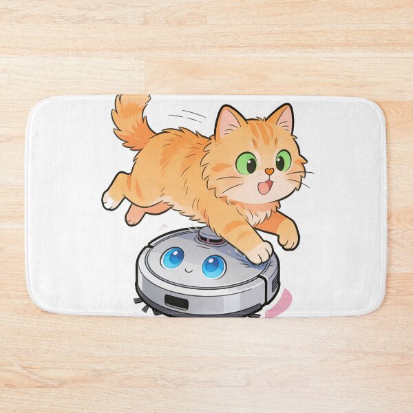 Item preview, The Moment the Cat Broke the Robot’s Calm World designed and sold by OksArtStudio.