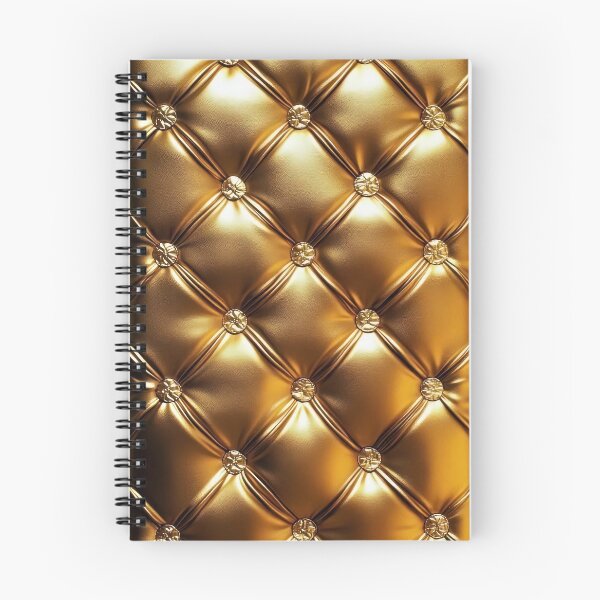 Item preview, Luxurious Golden Quilted Leather Texture designed and sold by Articora.