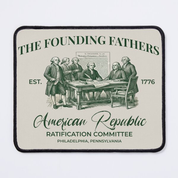 Item preview, The Founding Fathers American Republic Vintage Streetwear designed and sold by FIREDesignsPOD.