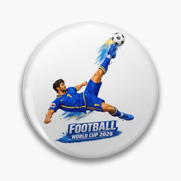 Item preview, 2026 World Cup: Dynamic Footballer Illustration designed and sold by CHRIST5000.