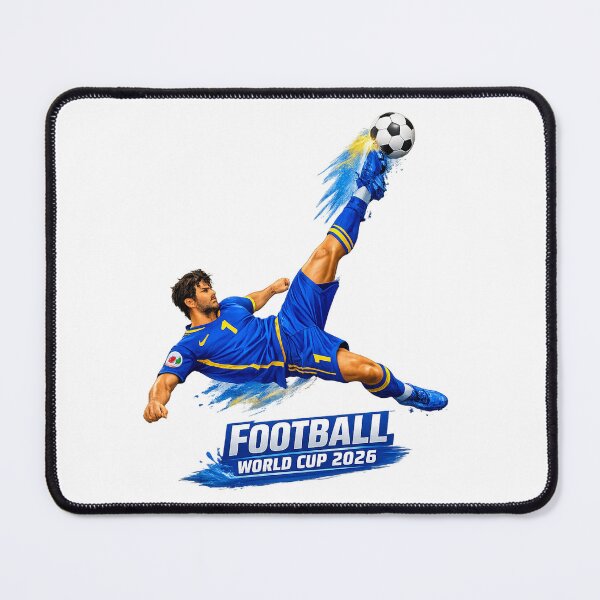 Item preview, 2026 World Cup: Dynamic Footballer Illustration designed and sold by CHRIST5000.