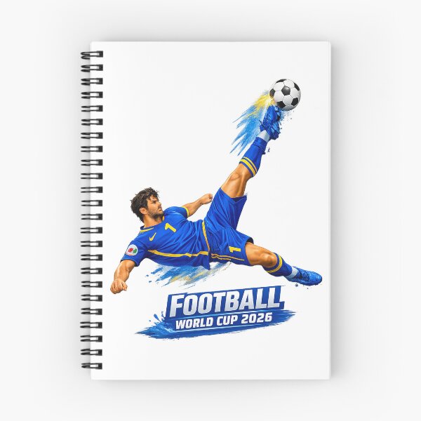 Item preview, 2026 World Cup: Dynamic Footballer Illustration designed and sold by CHRIST5000.