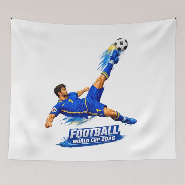 Item preview, 2026 World Cup: Dynamic Footballer Illustration designed and sold by CHRIST5000.