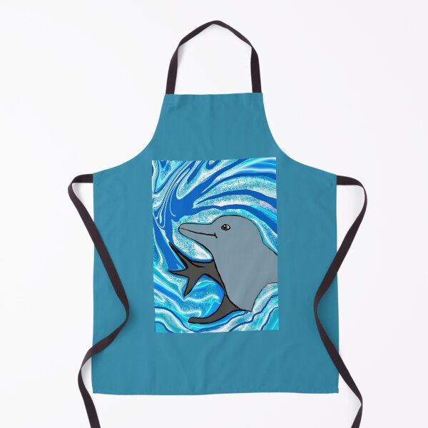 Item preview, Dolphin in Swirling Waters designed and sold by Elaine M Hayward .