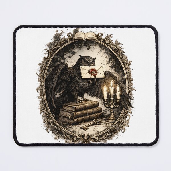 Item preview, Raven Messenger with Wax Seal designed and sold by PatiImagination.