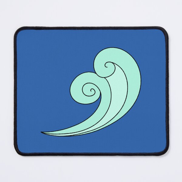 Item preview, Minimalist Mint Wind Flow Illustration designed and sold by ubborn.