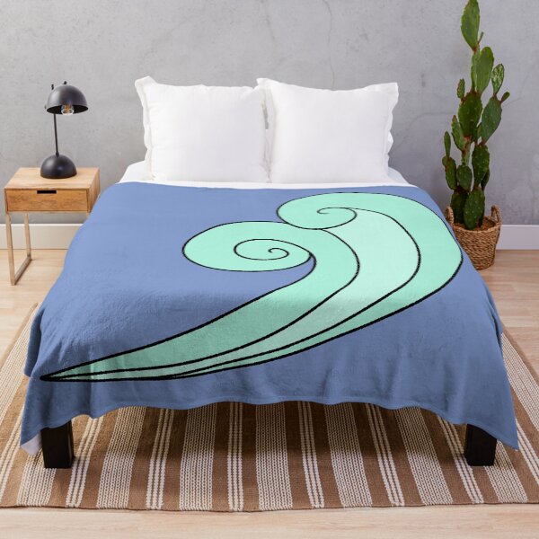 Item preview, Minimalist Mint Wind Flow Illustration designed and sold by ubborn.