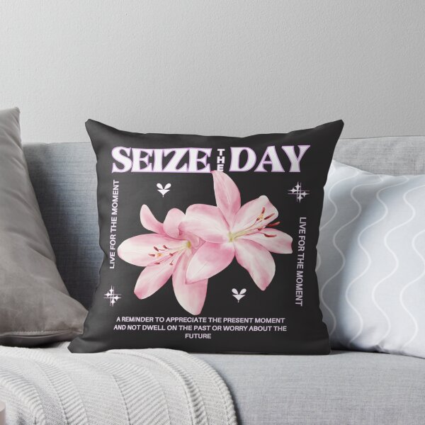 Item preview, Seize the Day — Live for the Moment — Inspirational Quote Design — Motivational Gift designed and sold by CalculatedChaos.