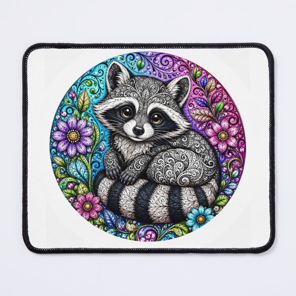 Item preview, Cute Baby Raccoon designed and sold by PaintedbyCarol.