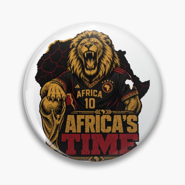 Item preview, Africa's Time — World Cup 2026 Football T-Shirt designed and sold by The96Minutes.
