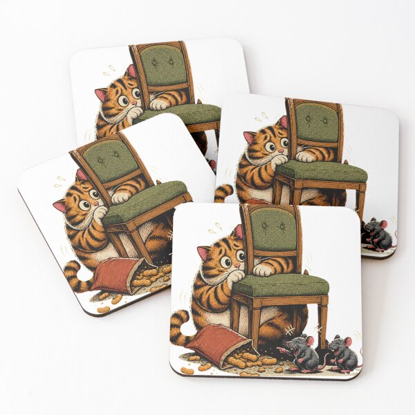 Item preview, Cat and Rat Mug designed and sold by HomeyDay.