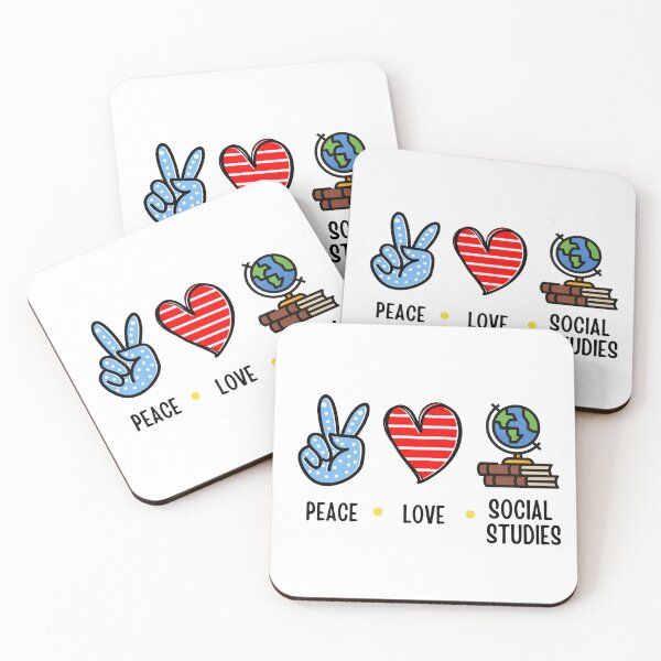 Item preview, Peace Love Social Studies designed and sold by Sundaynights72.