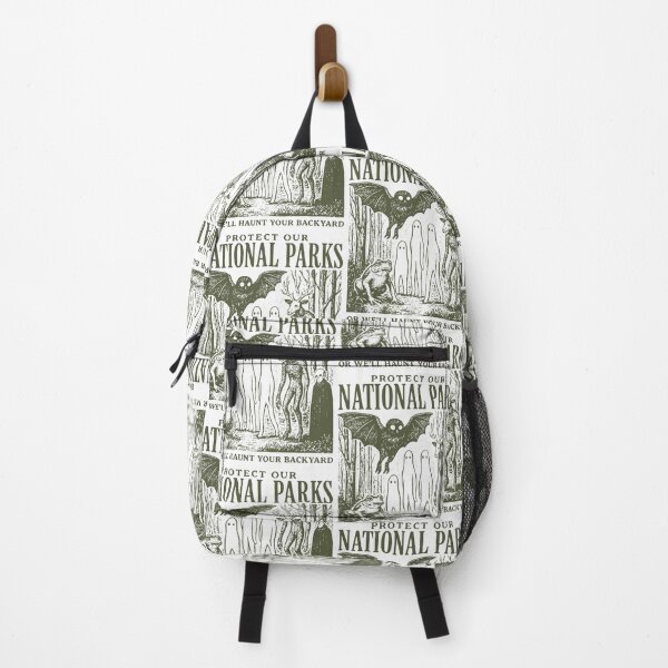 Item preview, Protect Our National Parks Or We'll Haunt Your Backyard Spooky Ghost Nature designed and sold by Mind-Drift.
