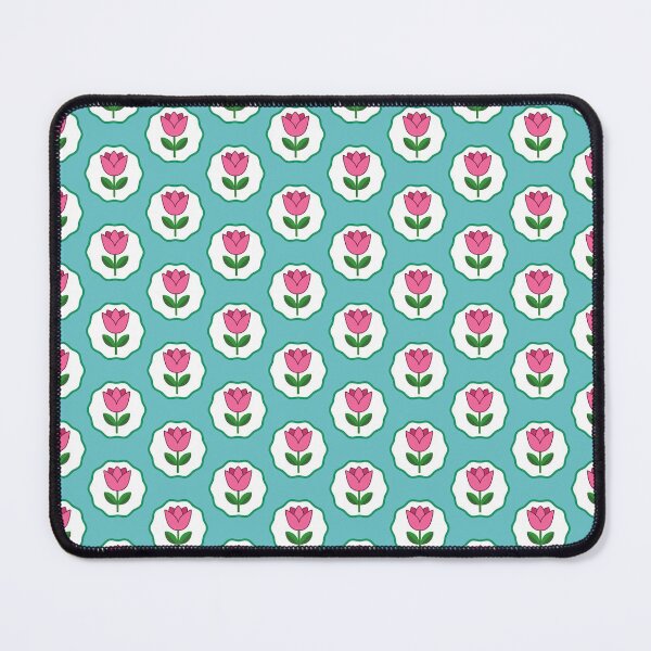 Item preview, Pink Tulips on Aqua Mint designed and sold by Isma Saleem.