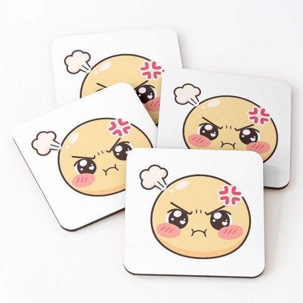 Item preview, Cute Angry Pouting Steaming Face Emoji designed and sold by Tom-Riley.