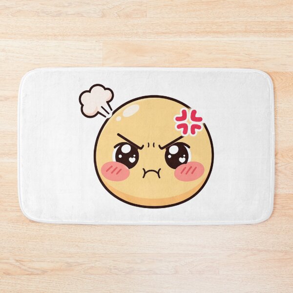 Item preview, Cute Angry Pouting Steaming Face Emoji designed and sold by Tom-Riley.