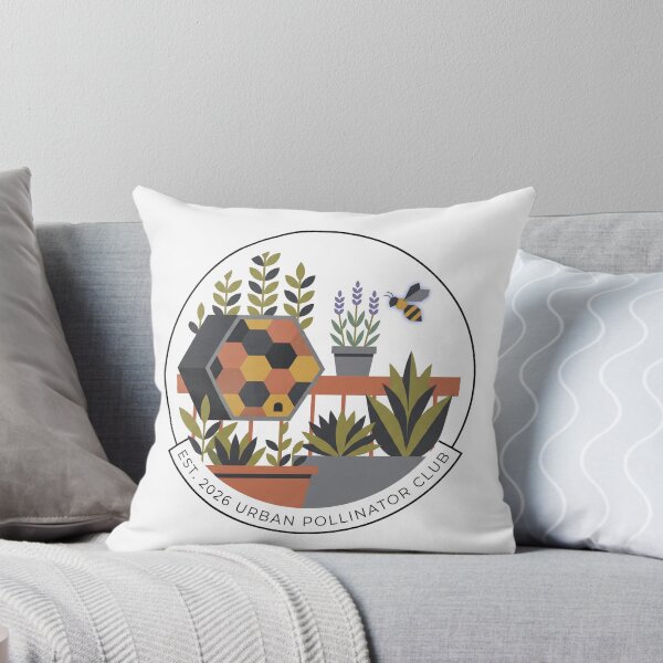 Item preview, Urban Pollinator Club Vintage Geometric Bee House designed and sold by digiartmagic.