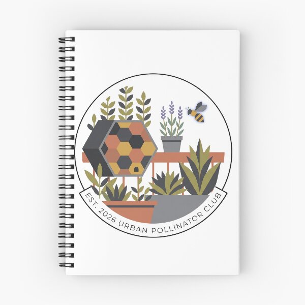 Item preview, Urban Pollinator Club Vintage Geometric Bee House designed and sold by digiartmagic.