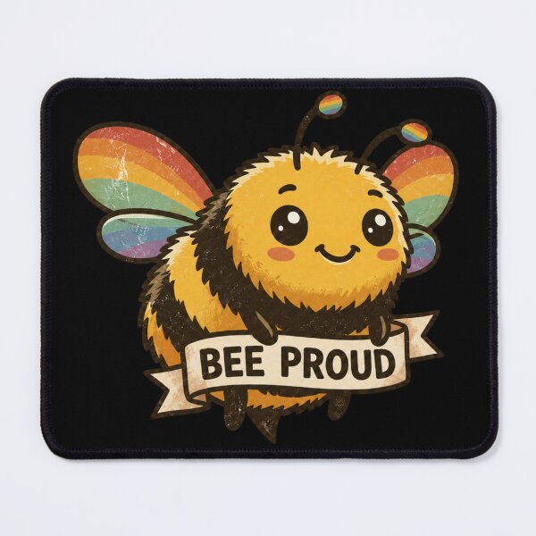 Item preview, Cute Bee Pride Design for LGBTQ+ Community and Supportive Allies designed and sold by Fangtasia77.