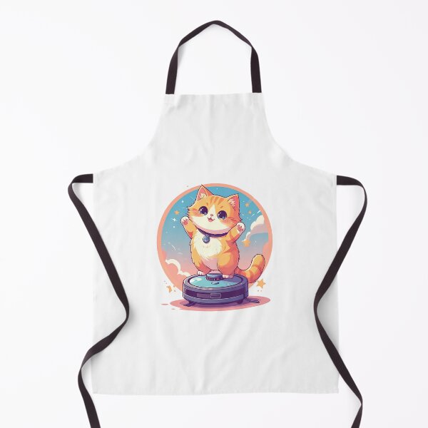 Item preview, Cute Orange Cat Standing on Two Legs Cartoon Kawaii Illustration designed and sold by OksArtStudio.