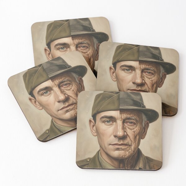 Item preview, Echoes of Honor - Passing of Time Veteran Portrait designed and sold by Melian Vintage.