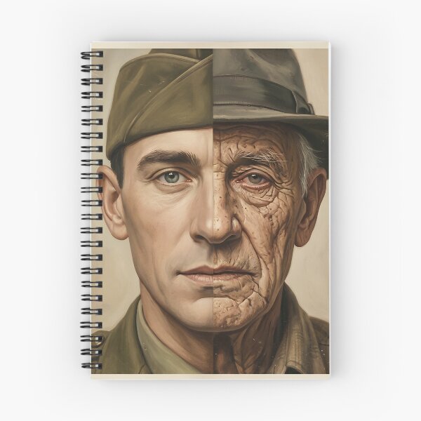 Item preview, Echoes of Honor - Passing of Time Veteran Portrait designed and sold by Melian Vintage.