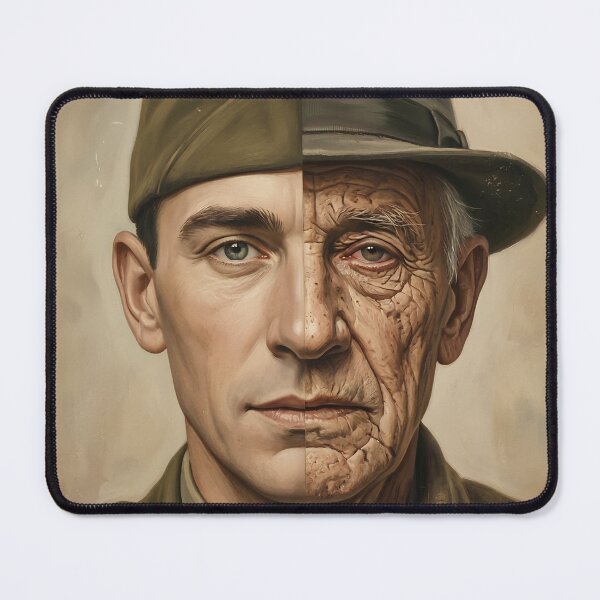 Item preview, Echoes of Honor - Passing of Time Veteran Portrait designed and sold by Melian Vintage.