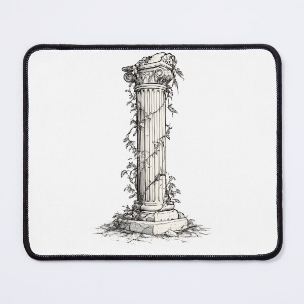 Item preview, Broken Greek Column with Ivy designed and sold by PatiImagination.
