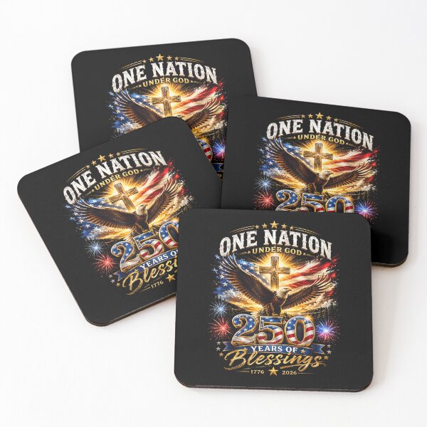 Item preview, One Nation Under God 250 Years Of Blessings Patriotic 250th Anniversary Eagle designed and sold by Mind-Drift.