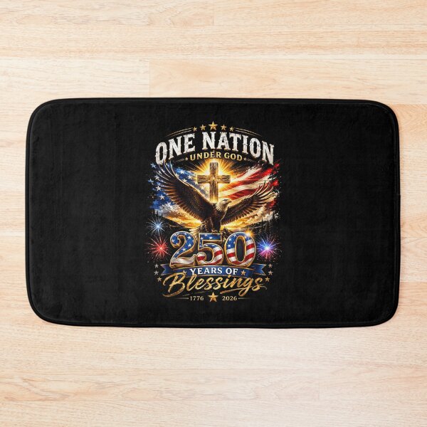 Item preview, One Nation Under God 250 Years Of Blessings Patriotic 250th Anniversary Eagle designed and sold by Mind-Drift.