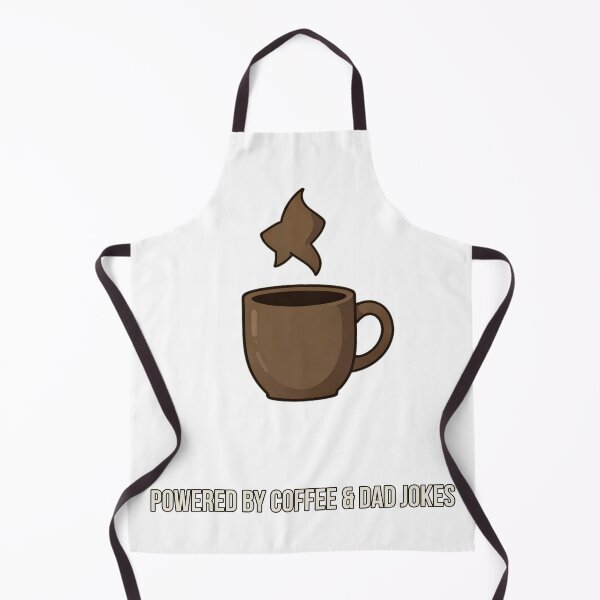 Item preview, Powered by Coffee & Dad Jokes Tee – Funny Father's Day Shirt designed and sold by OdinLabs.