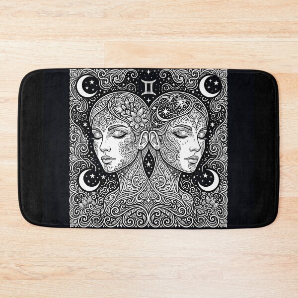 Item preview, Zodiac Twins Astrology Constellation Horoscope Lineart Print designed and sold by KINKDesign.