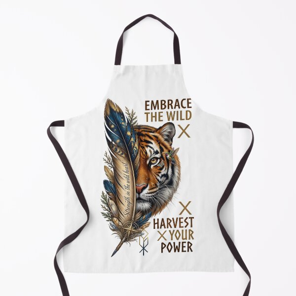 Item preview, Strength In The Wild Heart Tiger Compass designed and sold by Sovereign Supply Co..