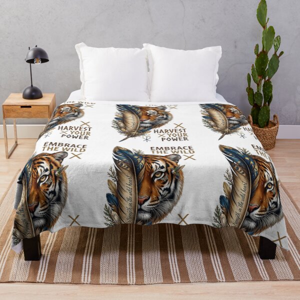 Item preview, Strength In The Wild Heart Tiger Compass designed and sold by Sovereign Supply Co..