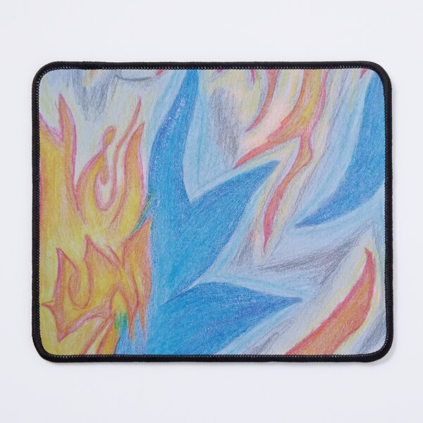 Item preview, Abstract Fire and Ice Flame Art designed and sold by Rubyoflight09.