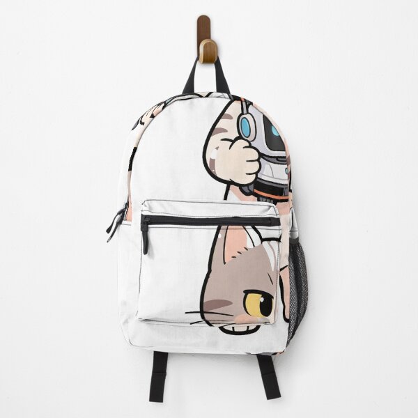 Item preview, Cute Orange Cat Cleaning with Robot Vacuum Funny Kawaii Illustration designed and sold by OksArtStudio.