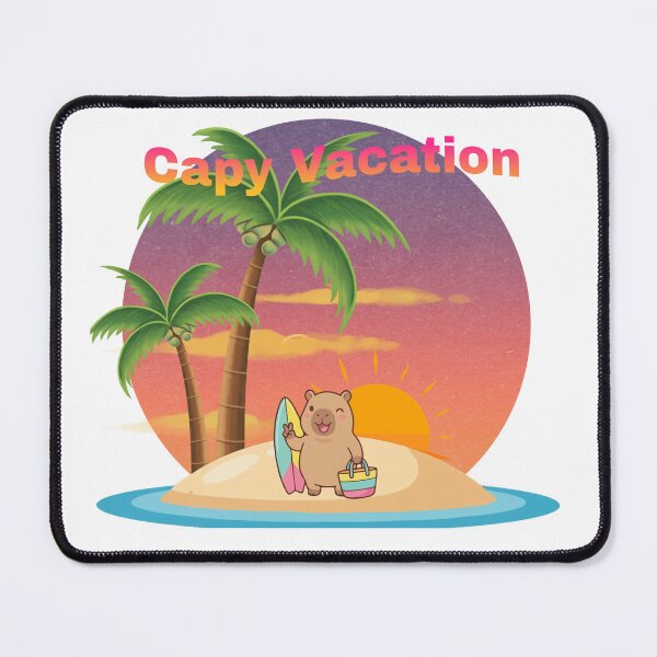 Item preview, Capy Vacation Cute Summer Beach Capybara Design designed and sold by PMDesignStudio.