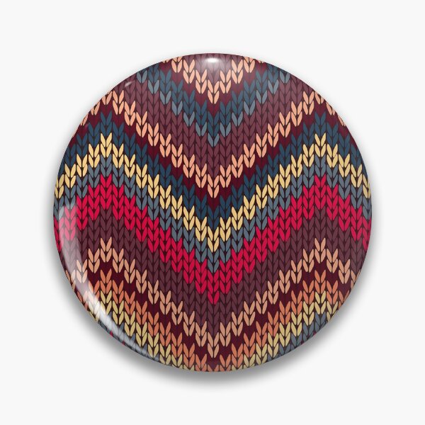 Item preview, Vintage Zigzag Knitted Pattern designed and sold by Articora.