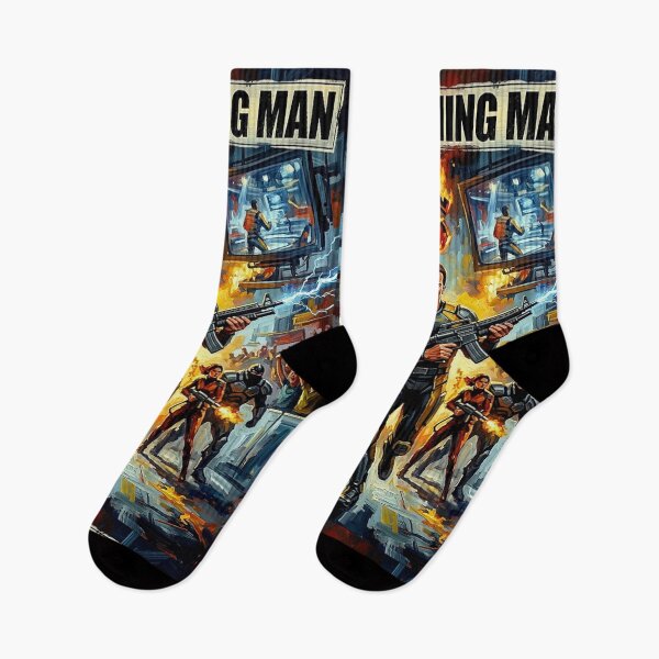 Item preview, Welcome to the Game – The Running Man Fine Art Print designed and sold by Art's Diner.