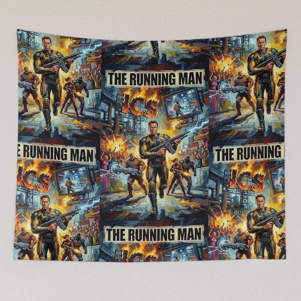 Item preview, Welcome to the Game – The Running Man Fine Art Print designed and sold by Art's Diner.