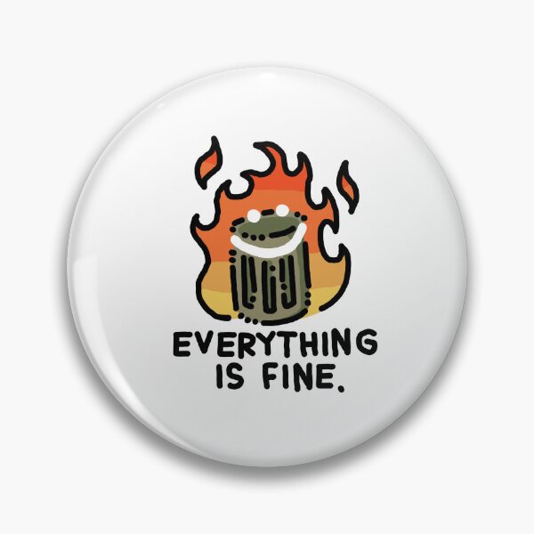 Item preview, Dumpster in Flames designed and sold by RYCdraws.