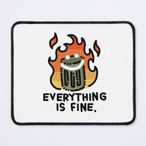 Item preview, Dumpster in Flames designed and sold by RYCdraws.