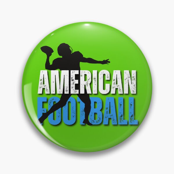 Item preview, American Football Grunge Typography T-Shirt NFL Fan Gift Quarterback Tee designed and sold by oonproducts.
